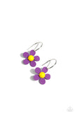 Paparazzi More FLOWER To You! - Purple Earring