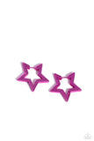 Paparazzi In A Galaxy STAR, STAR Away - Pink Earring
