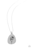 Paparazzi Sunflower Shift - Silver Necklace