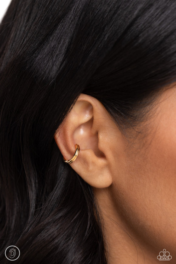 Paparazzi Linear Legacy - Gold Earring