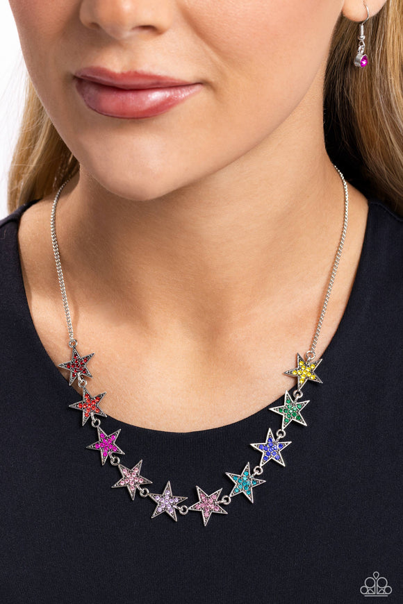 Paparazzi Star Quality Sensation - Multi Necklace