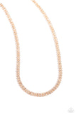 Paparazzi Dazzling Declaration - Gold Necklace