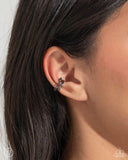 Paparazzi Barbell Beauty - Black Earring