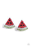 Paparazzi Watermelon Slice - Red Earring