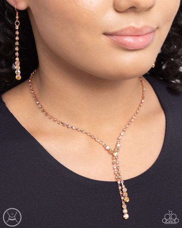 Paparazzi Blinding Balance - Copper Necklace