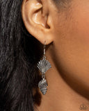 Paparazzi SHELL, I Was In the Area - Silver Earring