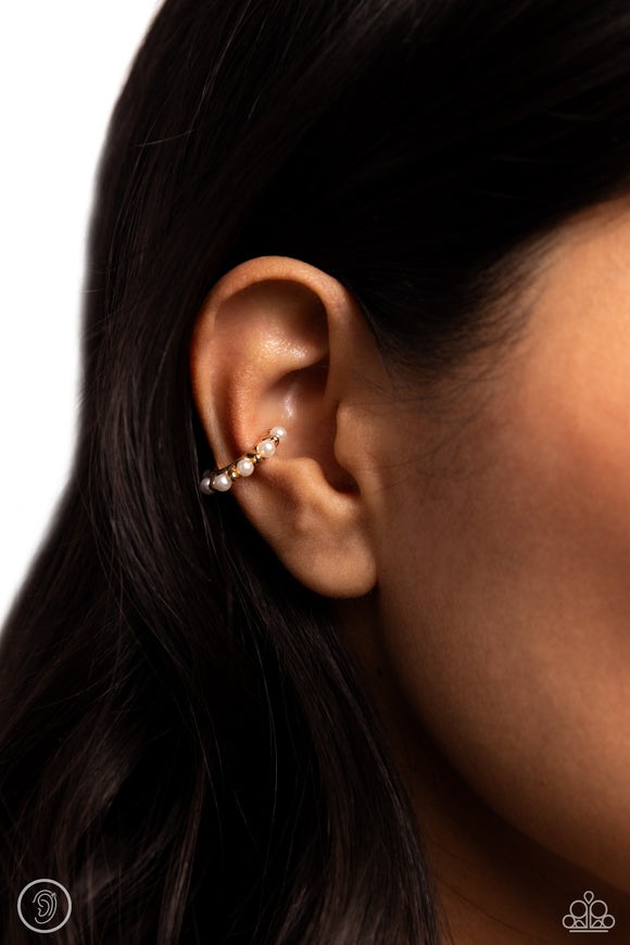 Paparazzi Bubbly Basic - Gold Earring