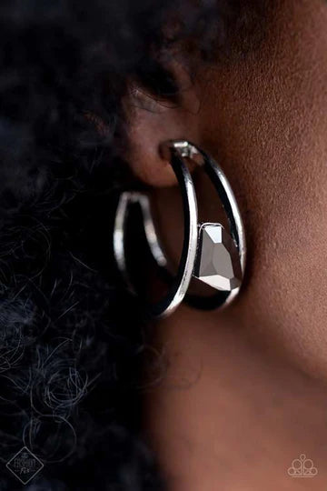 Paparazzi Unrefined Reverie -Silver Earrings