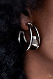 Paparazzi Unrefined Reverie -Silver Earrings