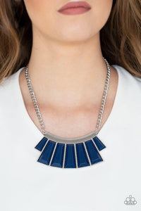 Paparazzi Glamour Goddess - Blue Necklace