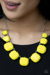 Paparazzi Prismatic Prima Donna - Yellow Necklace