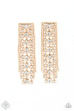 Paparazzi Starry Streamers - Gold Earrings