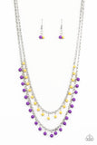 Paparazzi Dainty Distraction - Purple Necklace