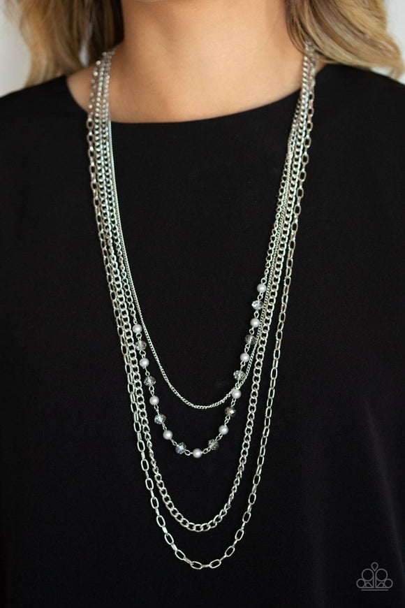 Paparazzi SoHo Sophistication - Silver Necklace