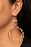 Paparazzi Haute Hysteria - Gold Earrings