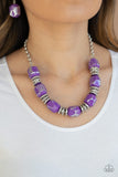 Paparazzi Girl Grit - Purple Necklace