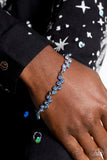 Paparazzi Flatter Yourself - Blue Bracelet