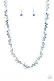 Paparazzi GLOWING Admiration - Blue Necklace