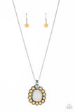 Paparazzi Sahara Sea - Yellow Necklace