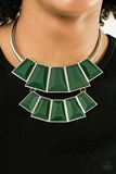 Paparazzi Lions, TIGRESS, and Bears - Green Necklace